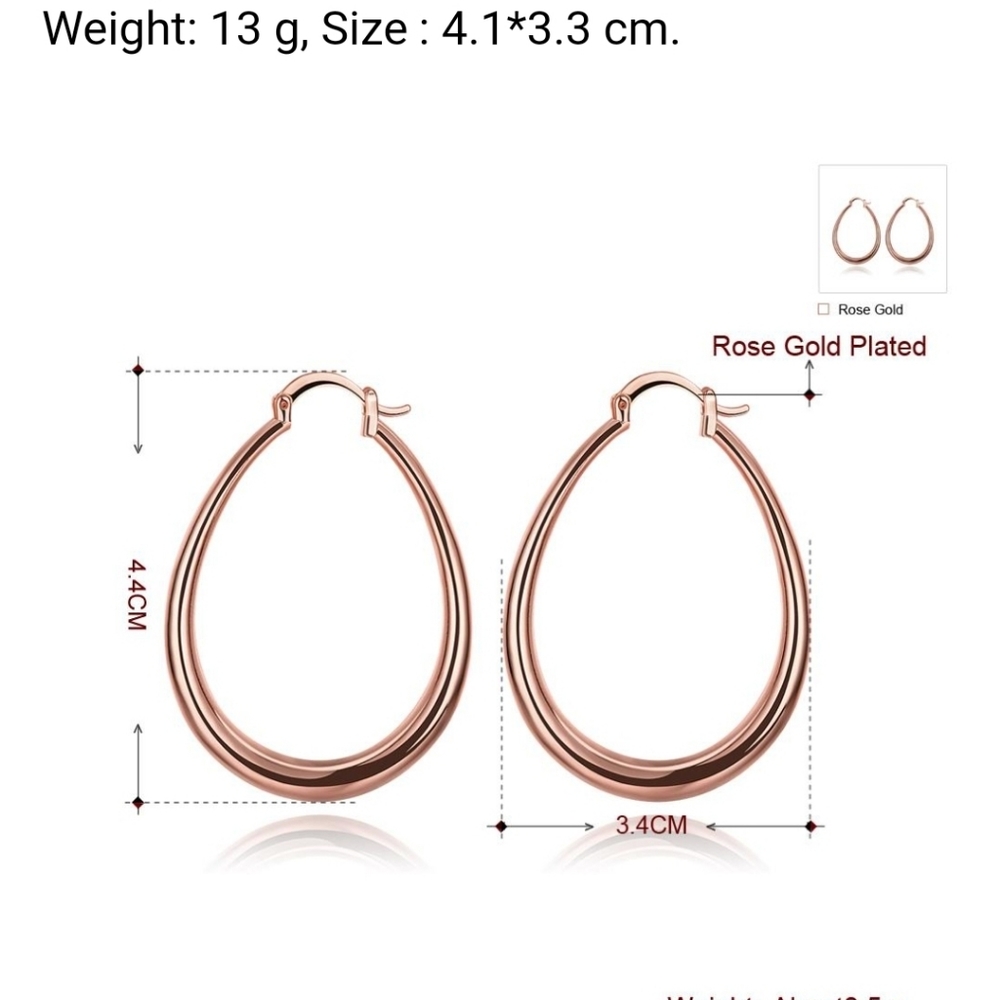 Classic Silver Hoops - Picture 3 of 3